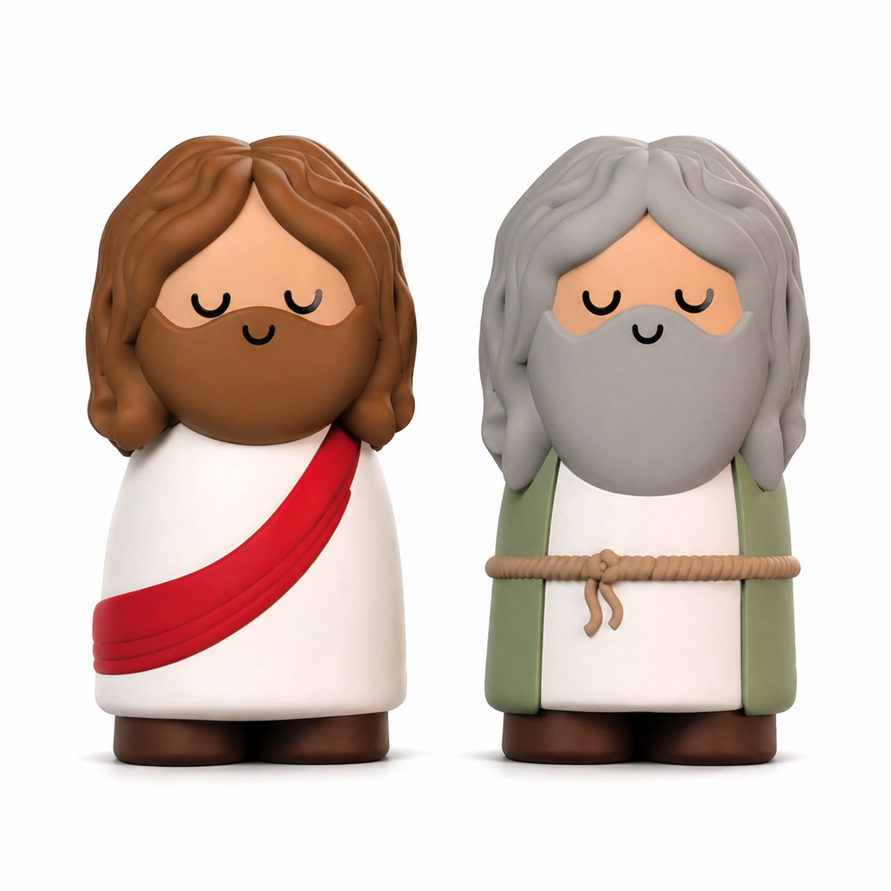 Jesus & Noah Figurines